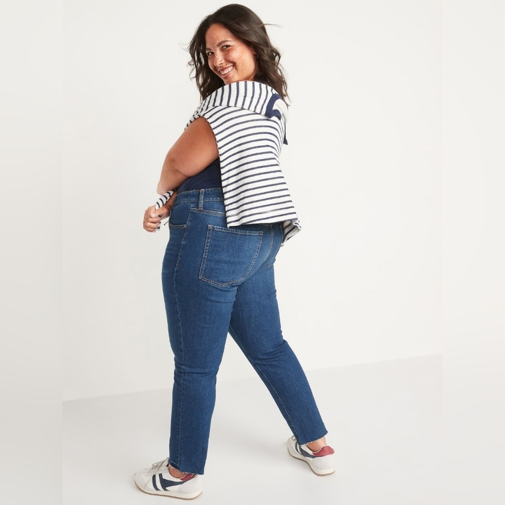 Old Navy 22 O.G. Straight Ankle Secret Slimming Pockets NWT - Picture 3 of 7